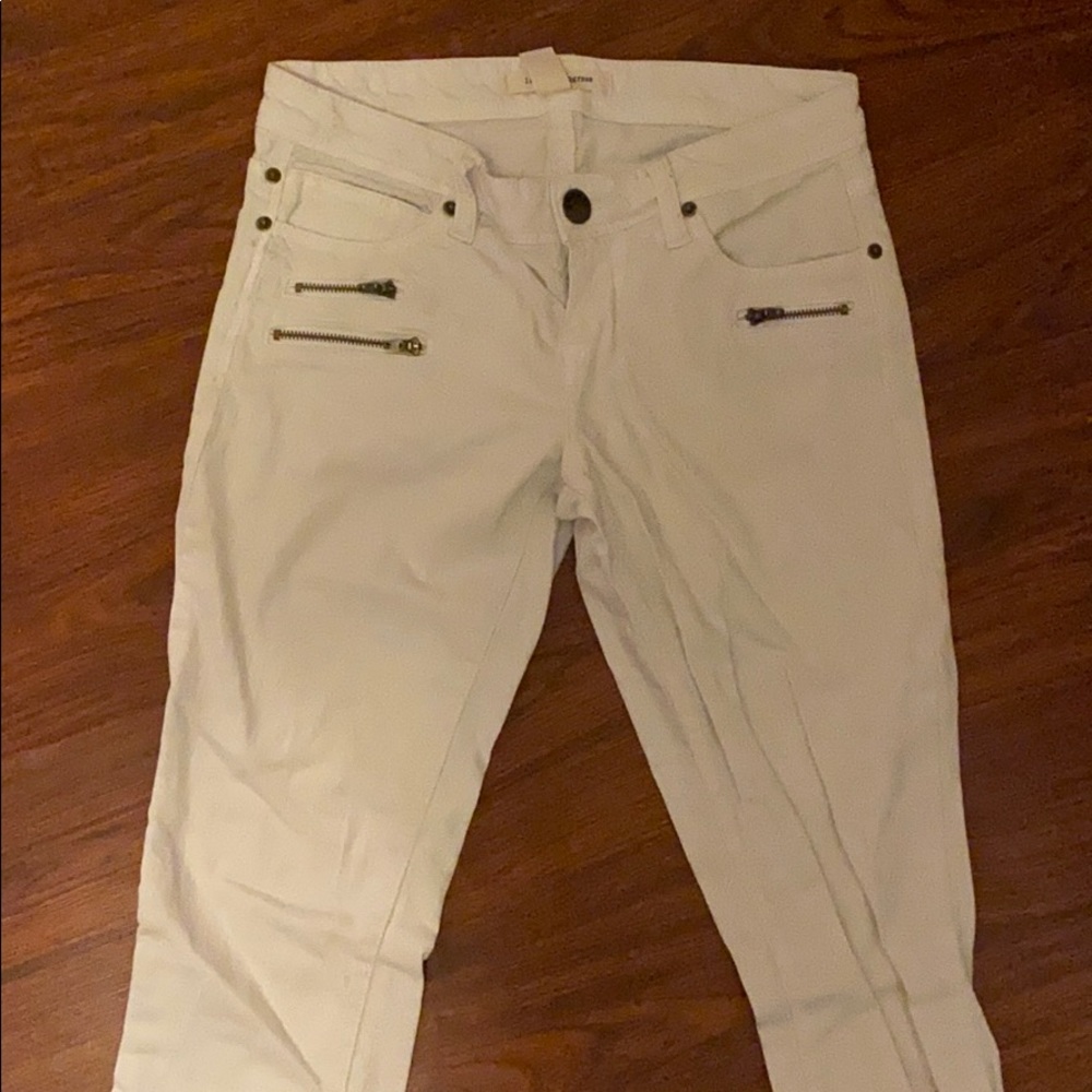 White jeans